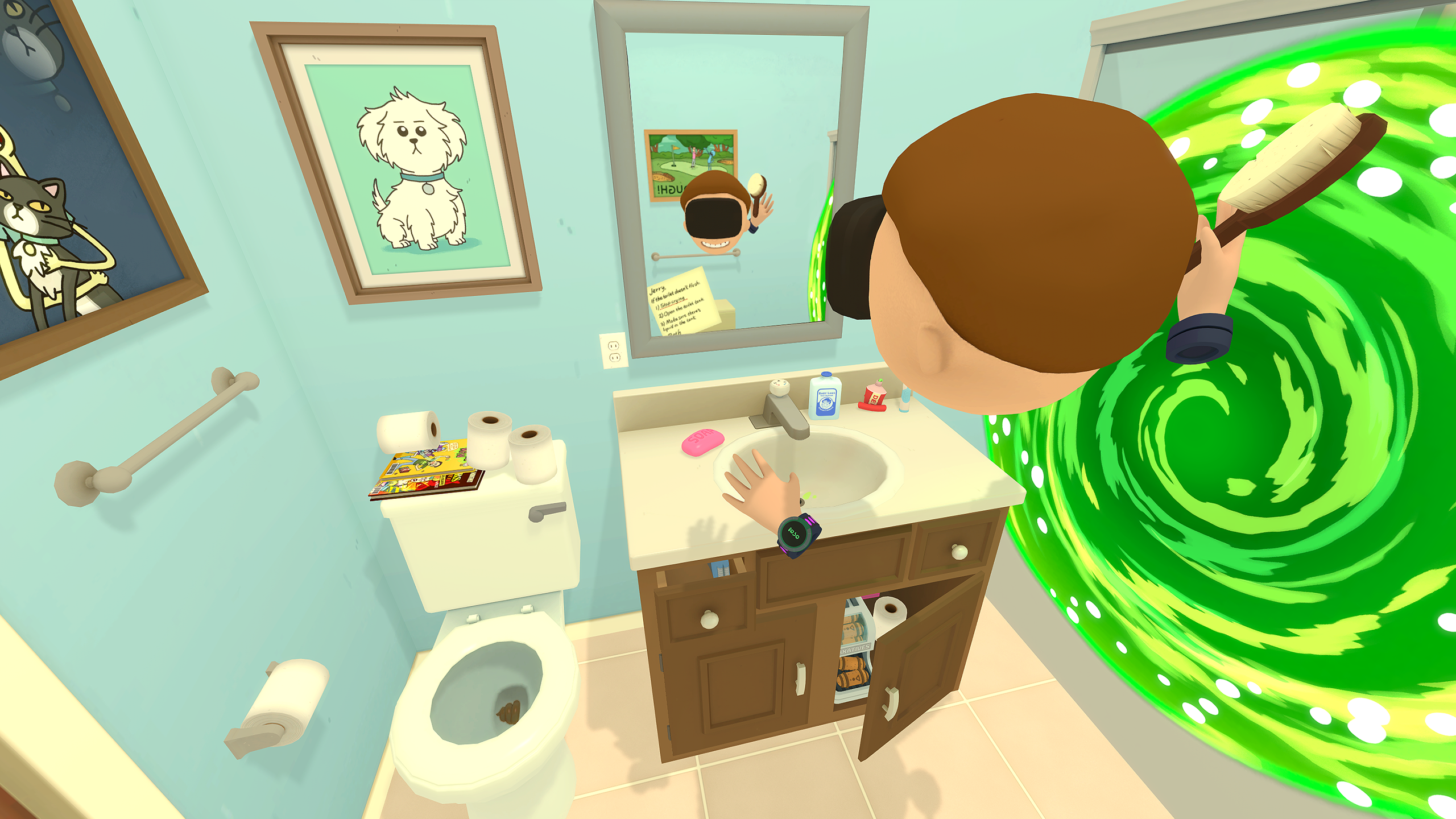 Pigmalión más y más nosotros Rick y Morty: Virtual Rick-ality Out Now: Los creadores de Job Simulator  abren la puerta a la risa en realidad virtual