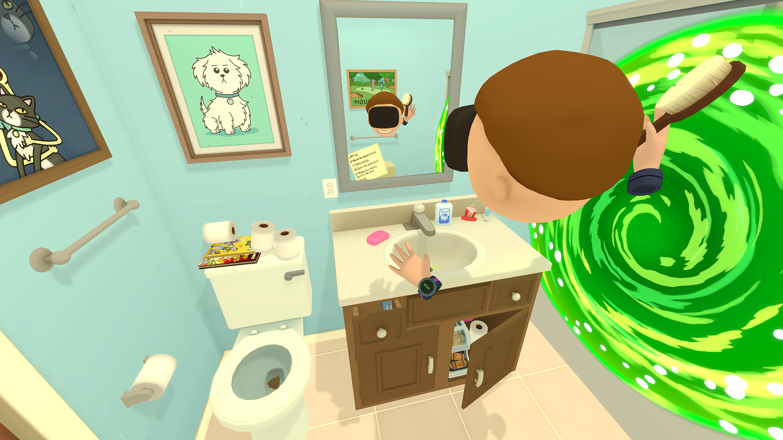 Состоялся релиз игры Rick and Morty: Virtual Rick-ality: создатели Job  Simulator открыли портал веселья в VR