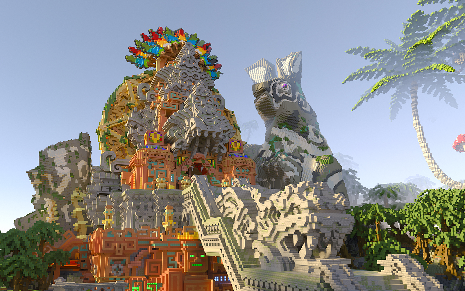 Minecraft with RTX  Minas Tirith by Minecraft Middle-Earth Minecraft Map