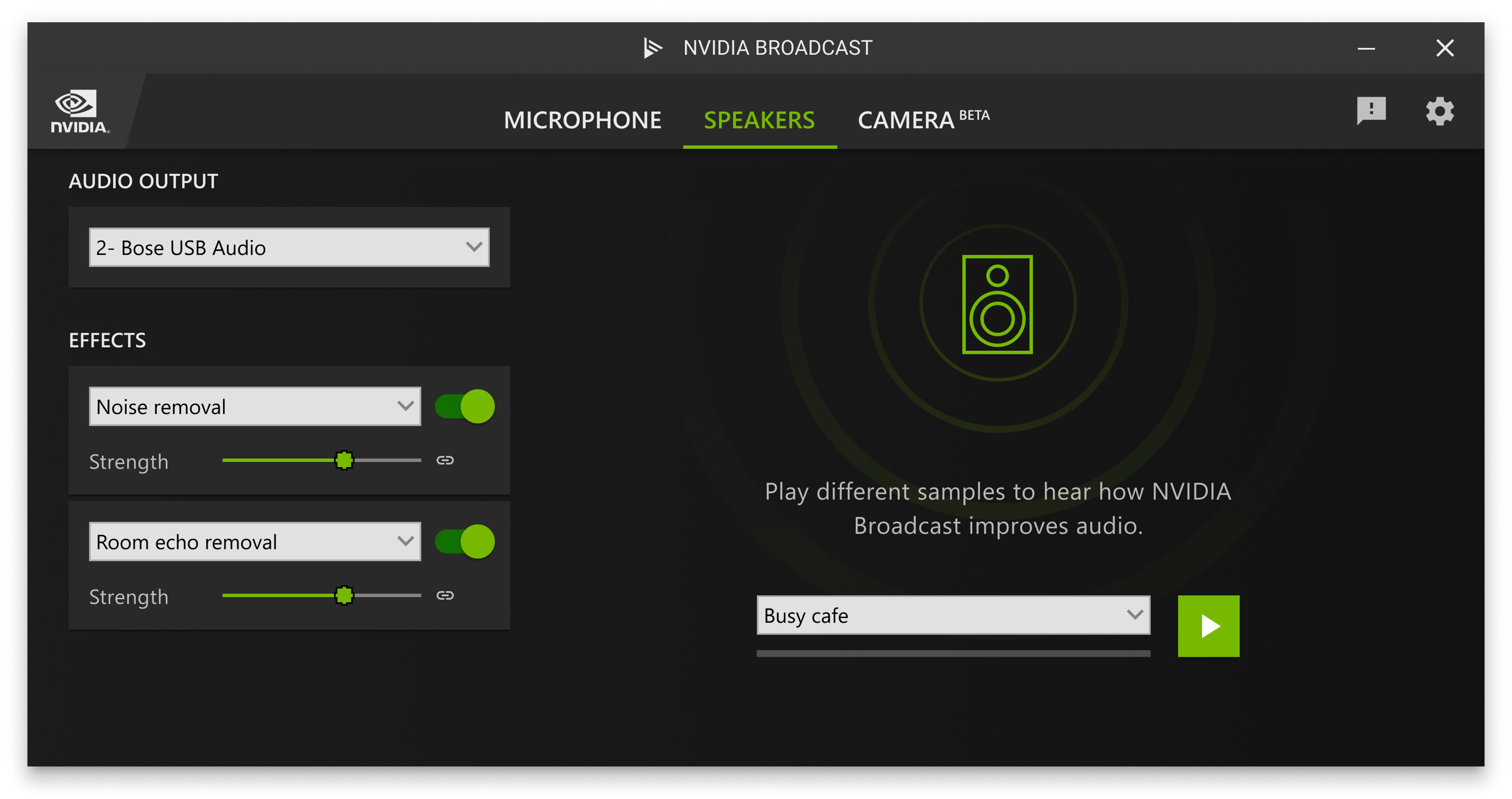 nvidia broadcast performance impact