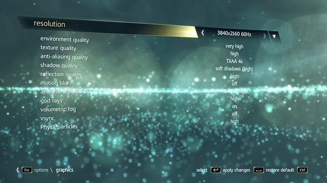 Assassin's Creed IV: Black Flag running at max settings on a GeForce GTX 780 Ti SLI PC.